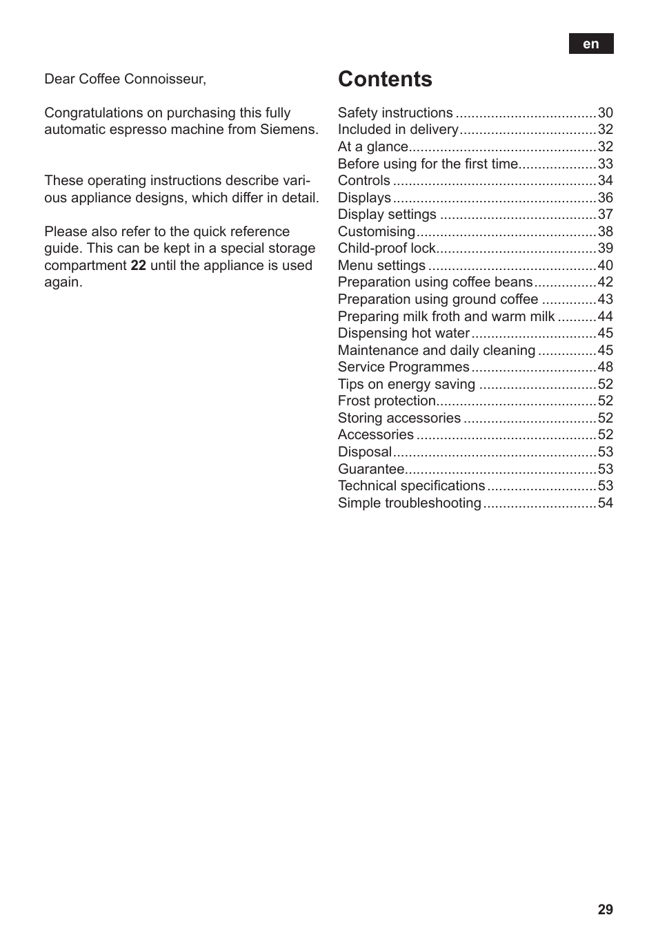 Siemens TE809501DE User Manual | Page 33 / 120