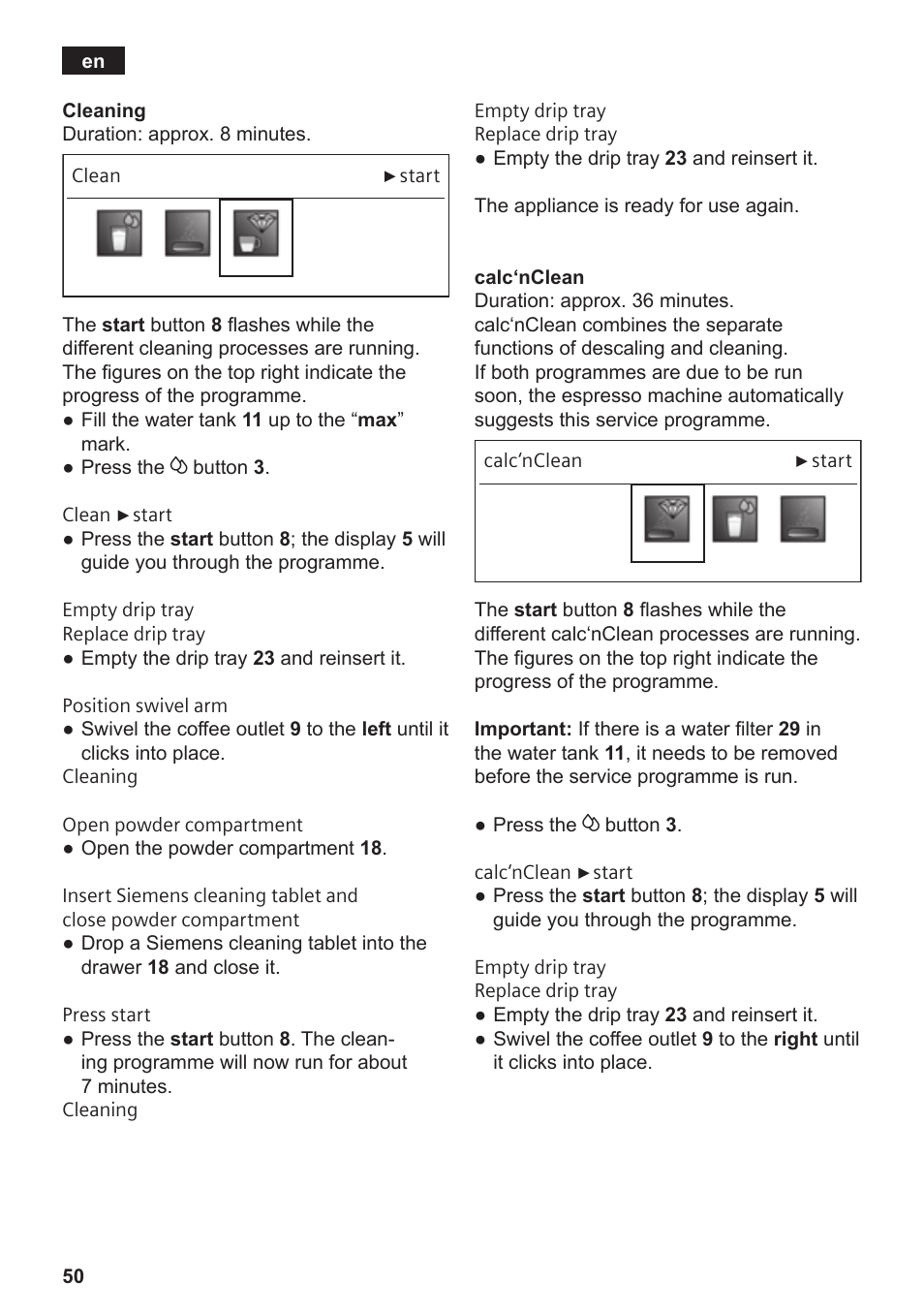 Siemens TE809501DE User Manual | Page 54 / 120