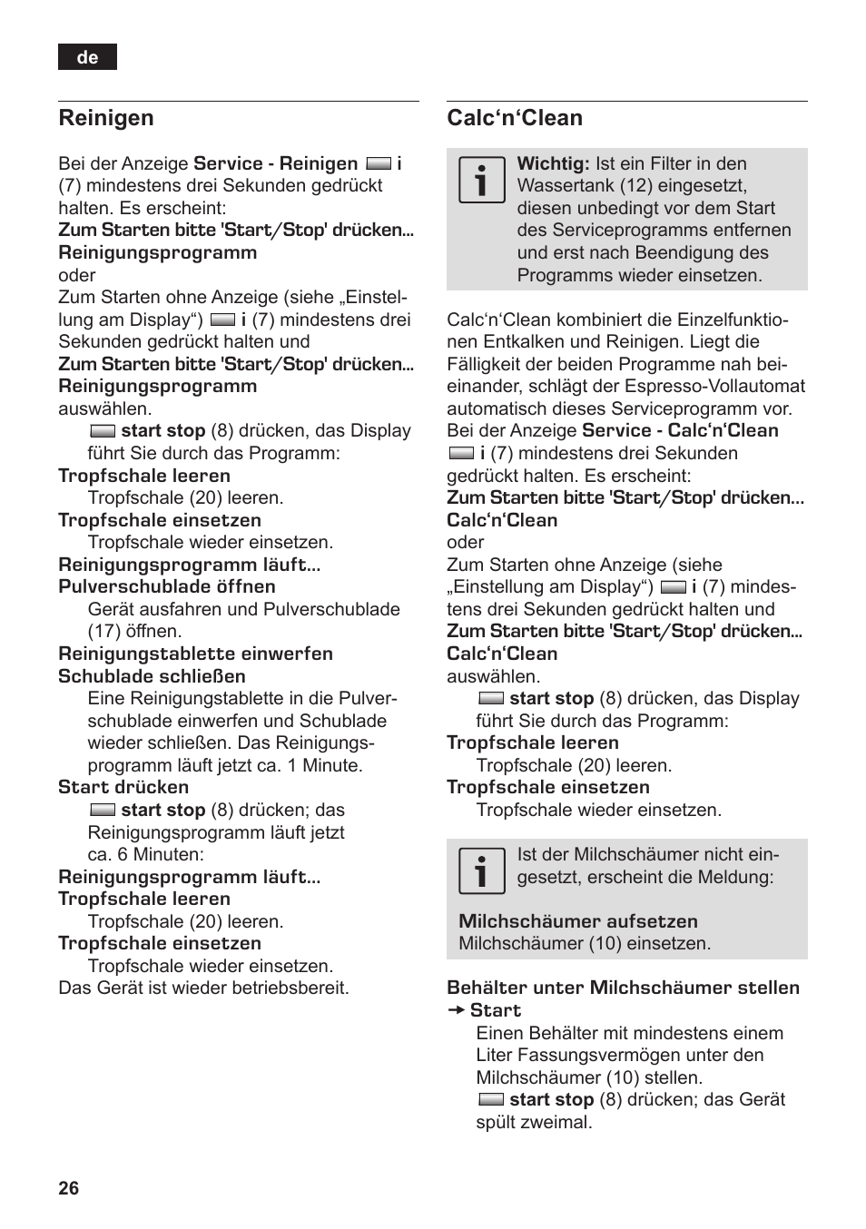 Siemens TK76K573 User Manual | Page 28 / 182