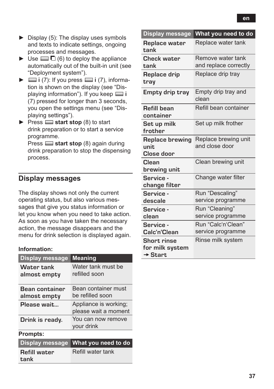 Siemens TK76K573 User Manual | Page 39 / 182