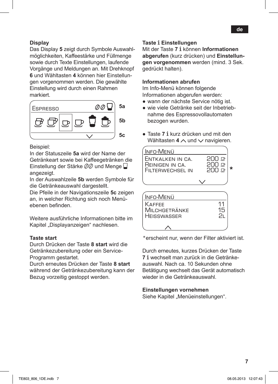 Siemens TE803509DE User Manual | Page 11 / 112