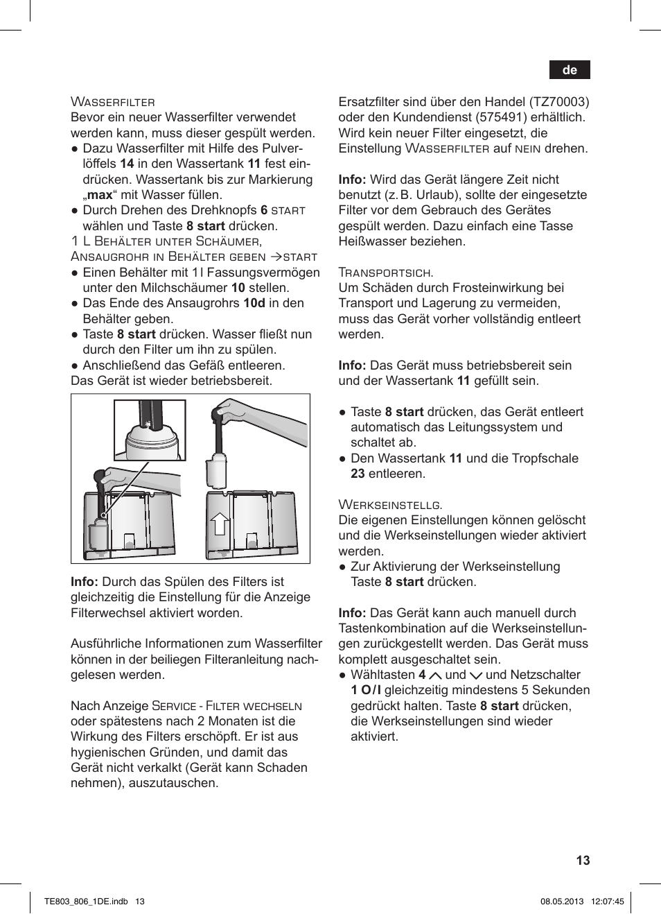 Siemens TE803509DE User Manual | Page 17 / 112