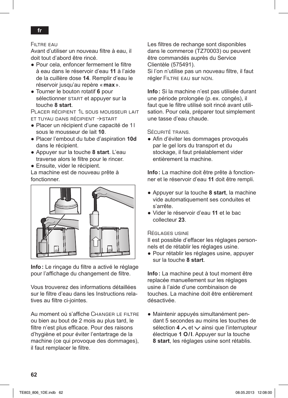 Siemens TE803509DE User Manual | Page 66 / 112