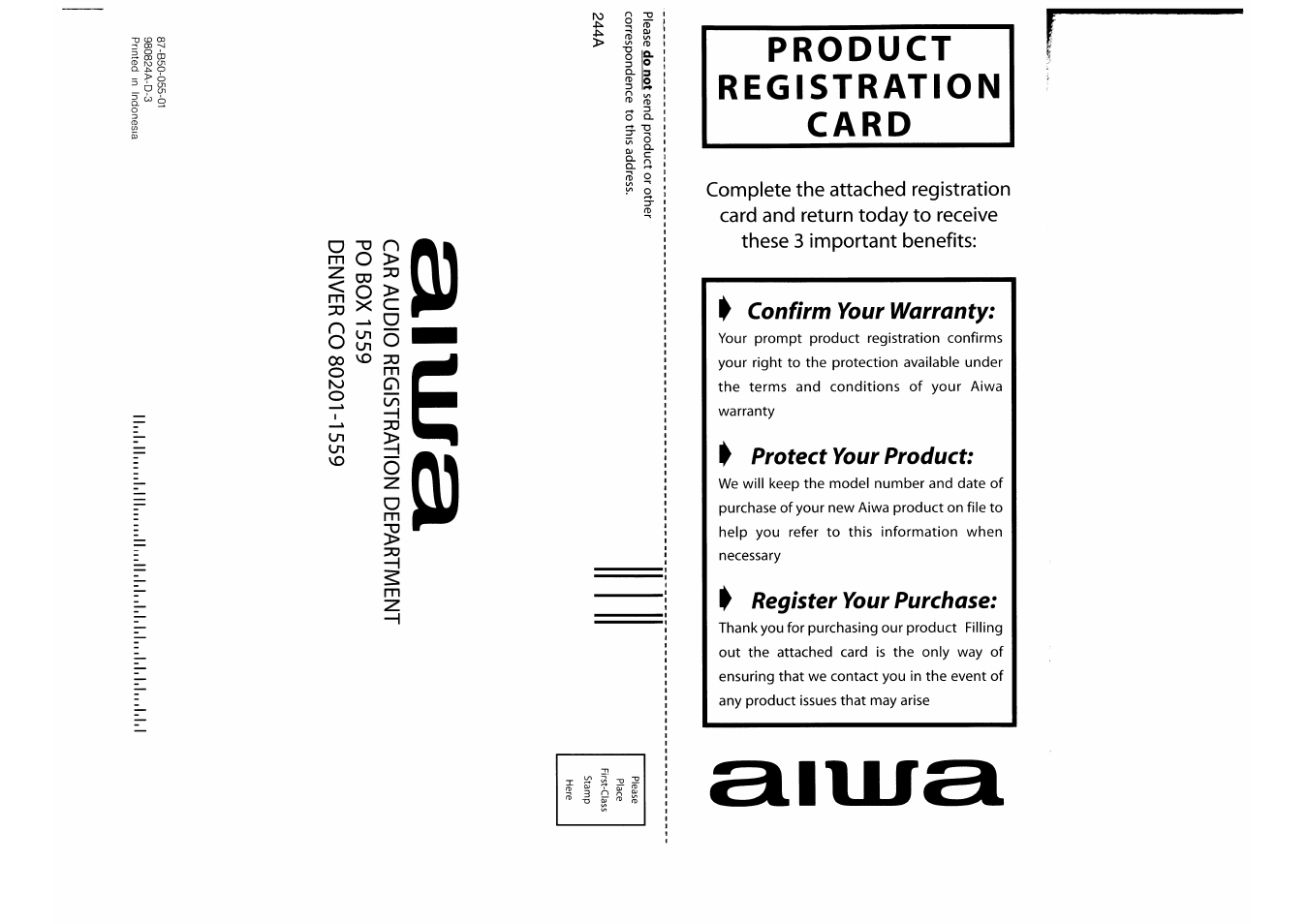 Aiwa CDC-X417 User Manual | Page 15 / 18