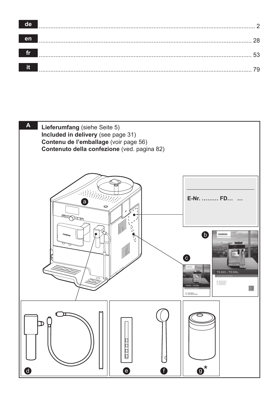 Siemens TE806501DE User Manual | Page 2 / 116