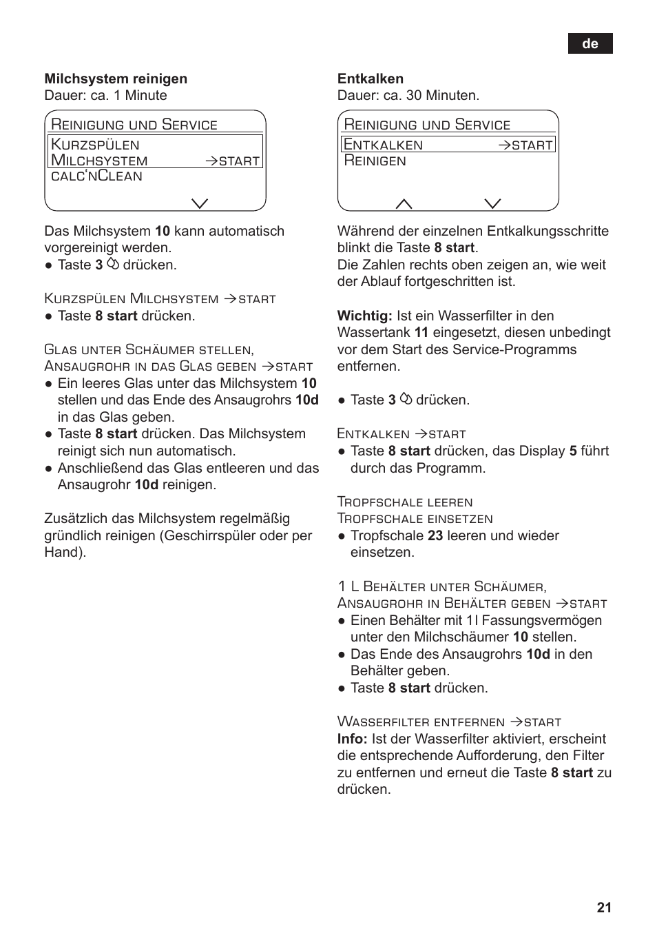 Siemens TE806501DE User Manual | Page 25 / 116