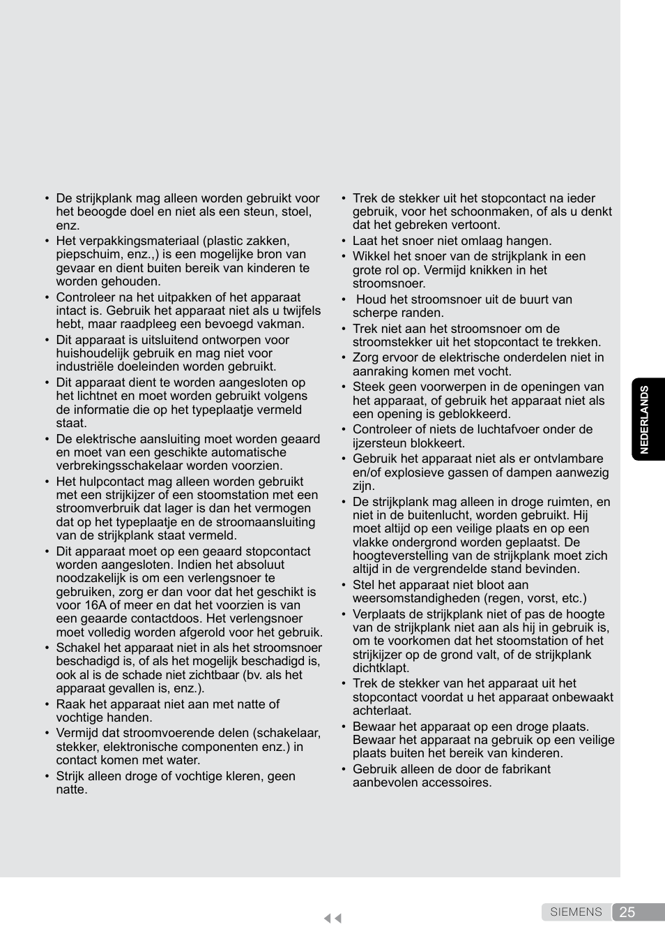 Siemens TN20350 User Manual | Page 25 / 100