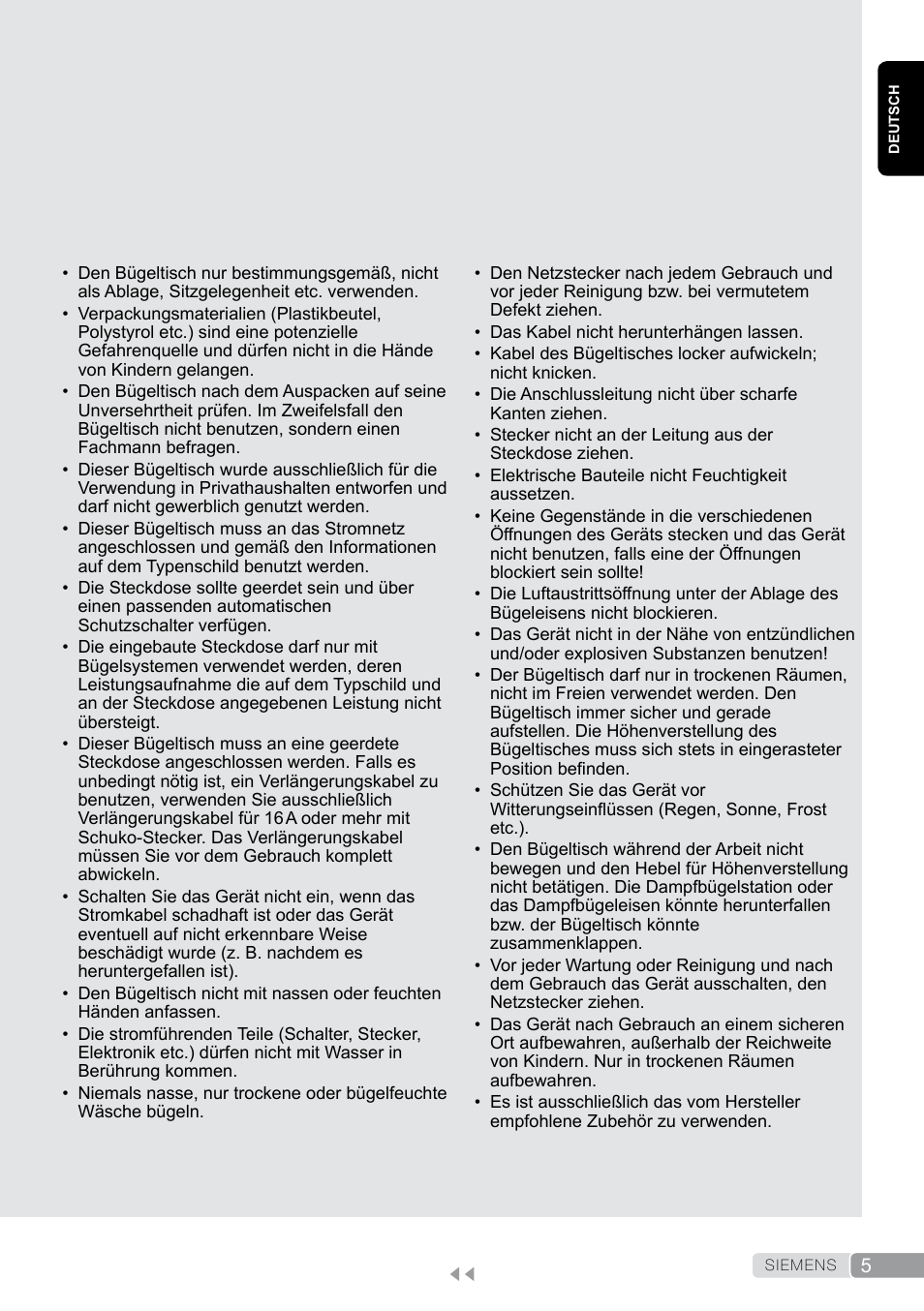 Siemens TN20350 User Manual | Page 5 / 100