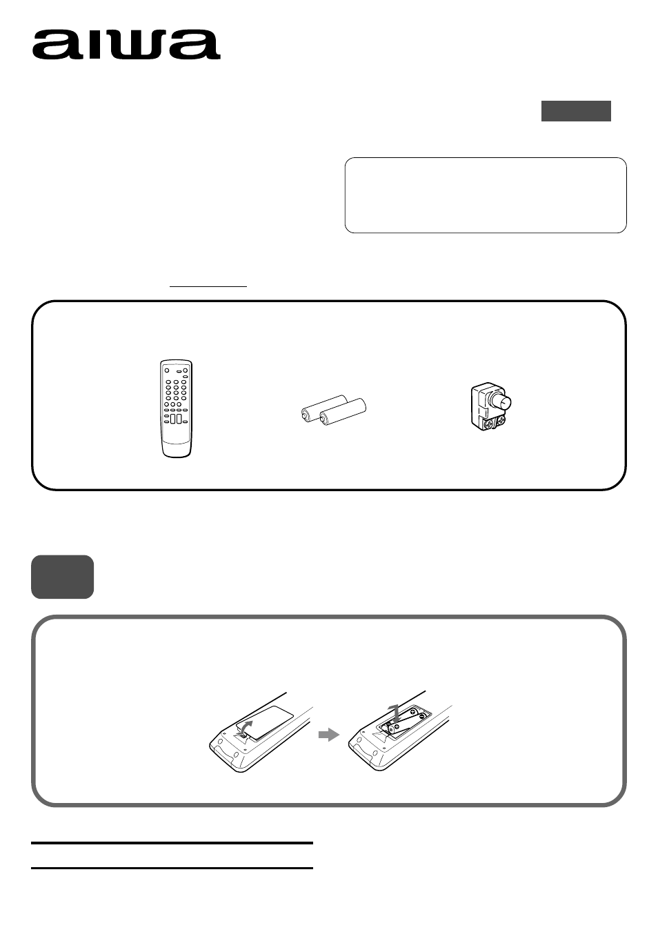 Quick start guide, Tv-f2400, Tv-f2000 | Call toll free 1-800-buy-aiwa | Aiwa TV-F2000u User Manual | Page 2 / 80