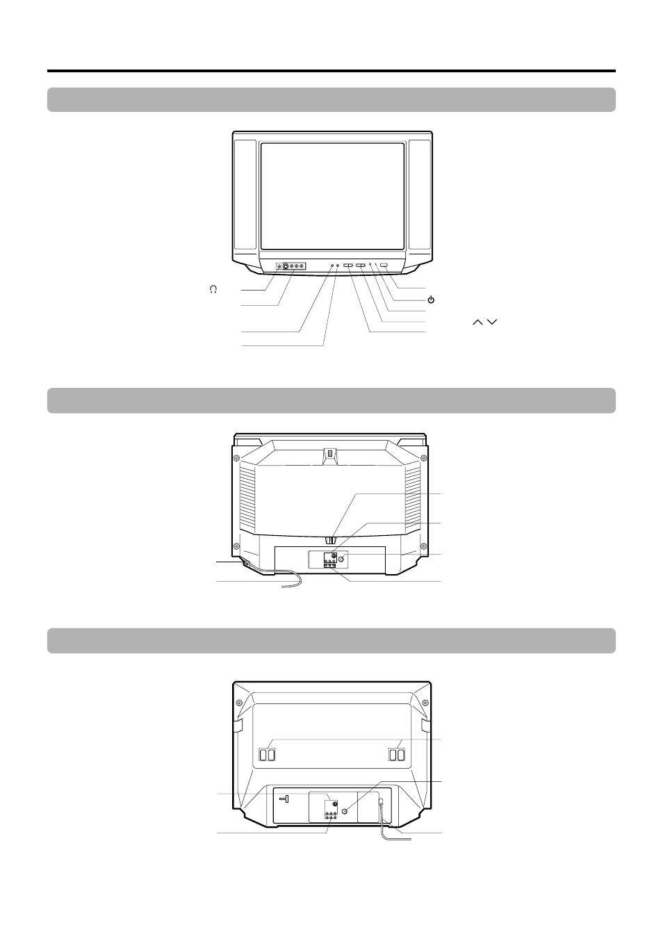 Parts and controls | Aiwa TV-F2000u User Manual | Page 26 / 80