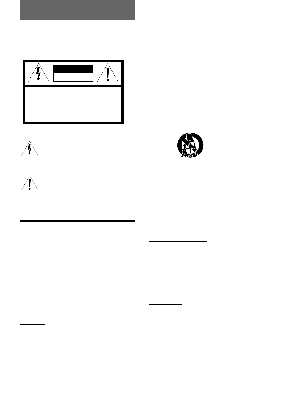 English, Important safety instructions, Warning | Aiwa TV-F2000u User Manual | Page 6 / 80