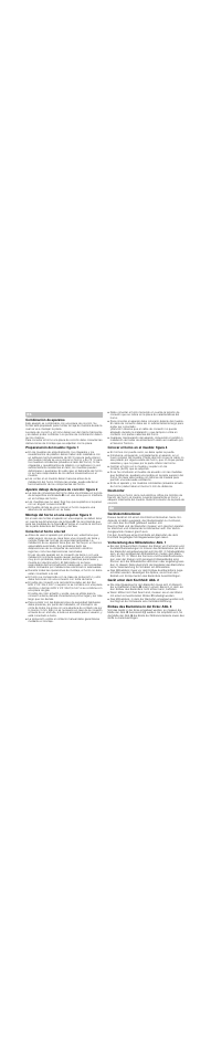 Combinación de aparatos, Prepararación del mueble: figura 1, Aparato debajo de la placa de cocción: figura 2 | Montaje del horno en una esquina: figura 3, Conectar el horno a la red, Colocar el horno en el mueble: figura 4, Desmontar, Gerätekombinationen, Vorbereitung des möbelstücks: abb. 1, Gerät unter dem kochfeld: abb. 2 | Siemens HV33AB520 User Manual | Page 2 / 11