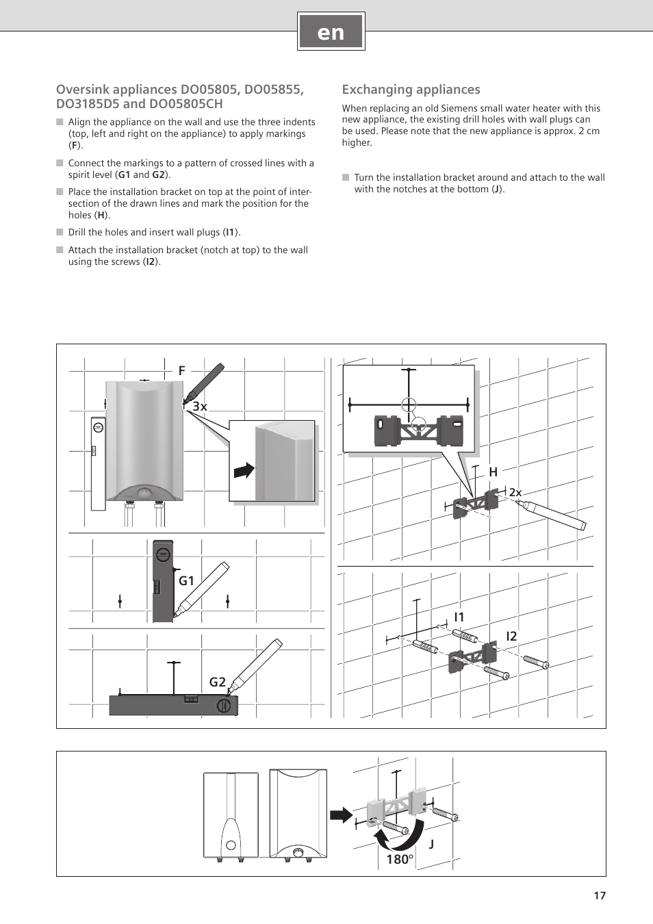 Siemens DO05755K User Manual | Page 17 / 64