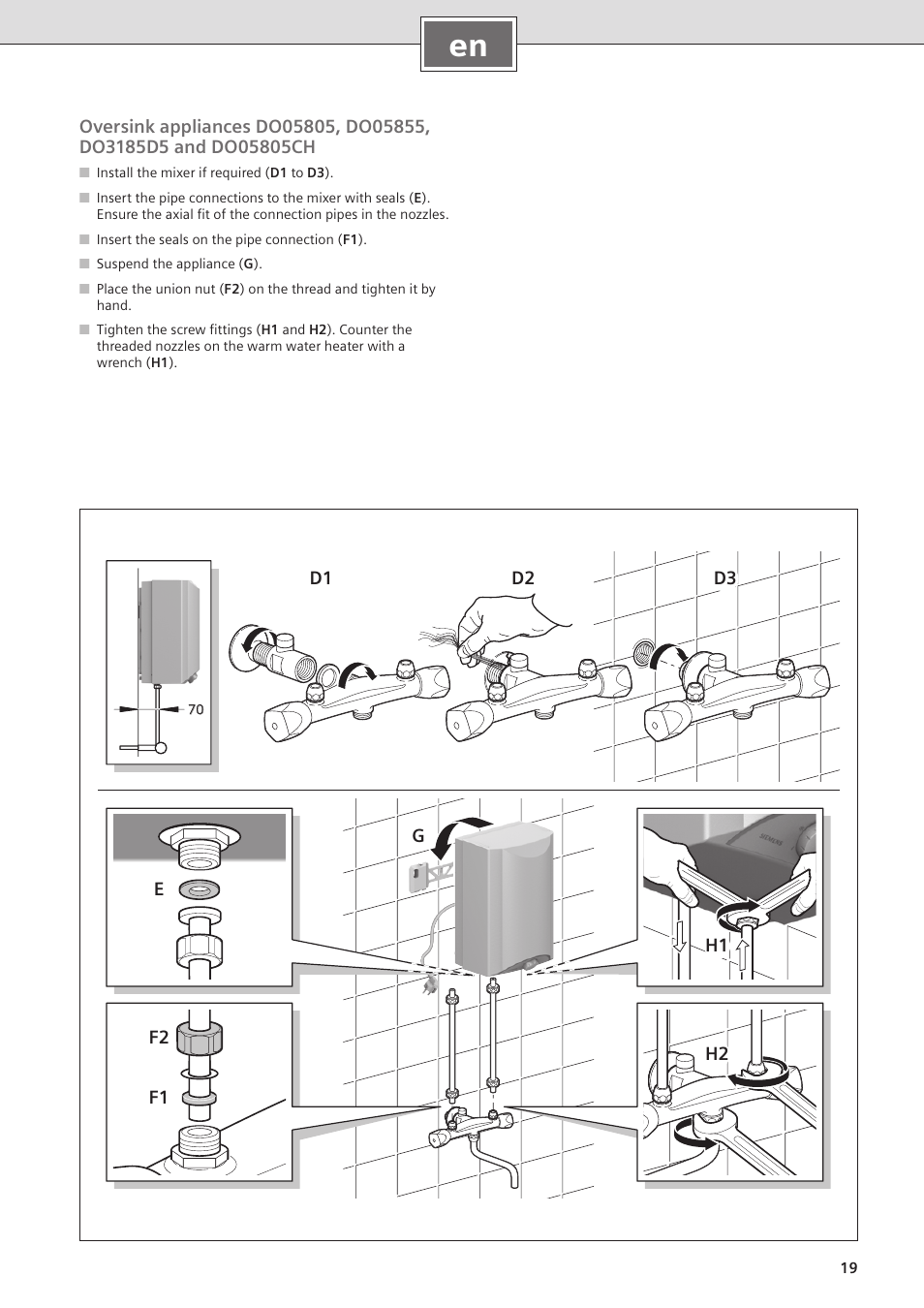 Siemens DO05755K User Manual | Page 19 / 64