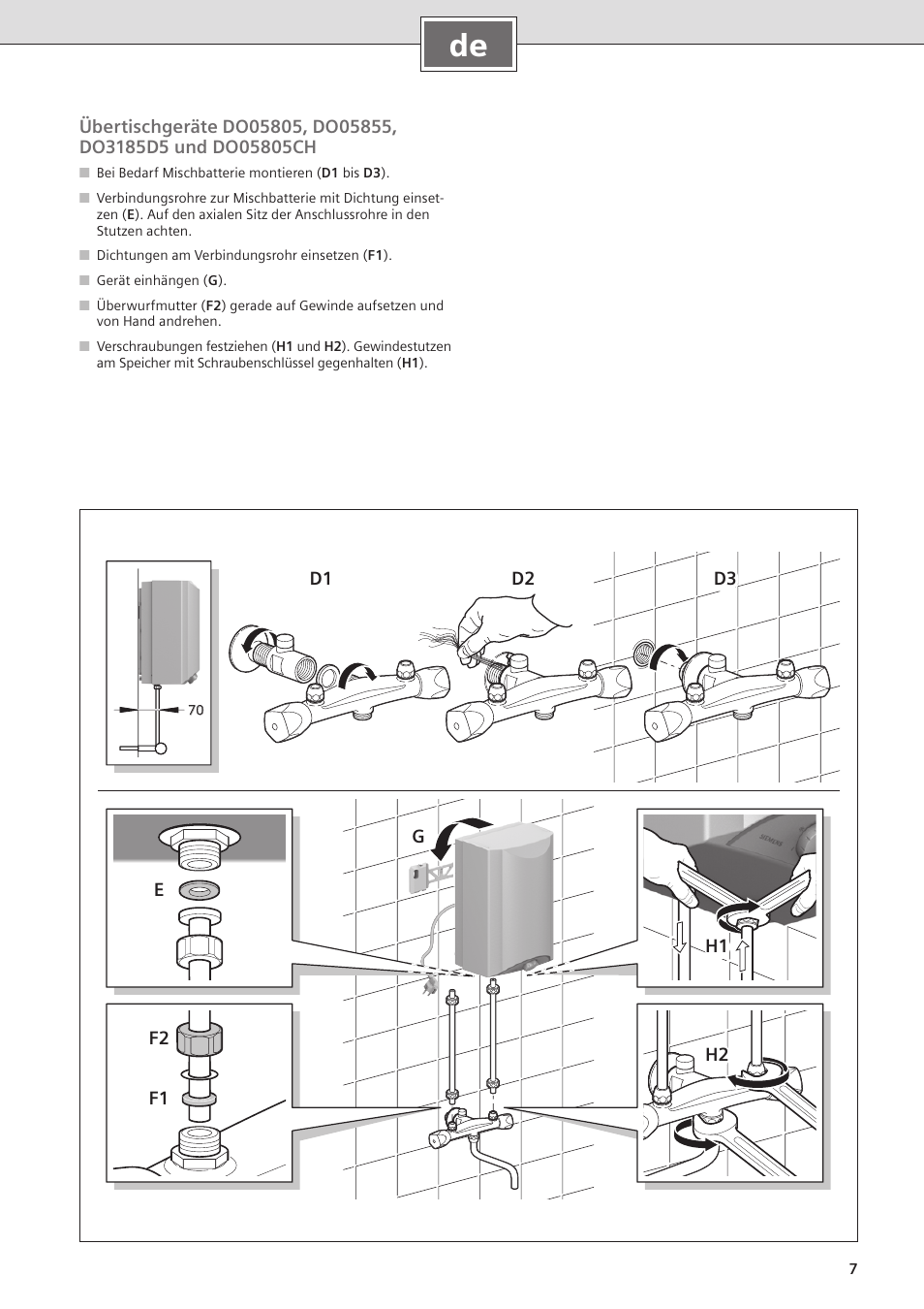 Siemens DO05755K User Manual | Page 7 / 64