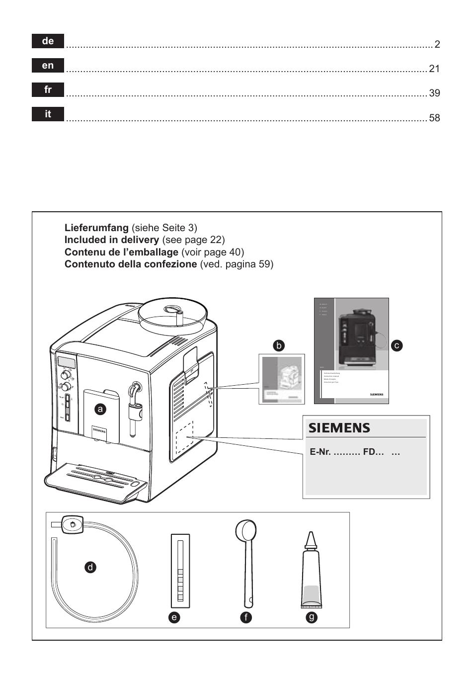 Siemens TE503509DE User Manual | Page 2 / 86