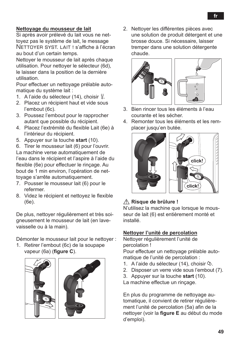 Nettoyer syst. lait | Siemens TE503509DE User Manual | Page 53 / 86