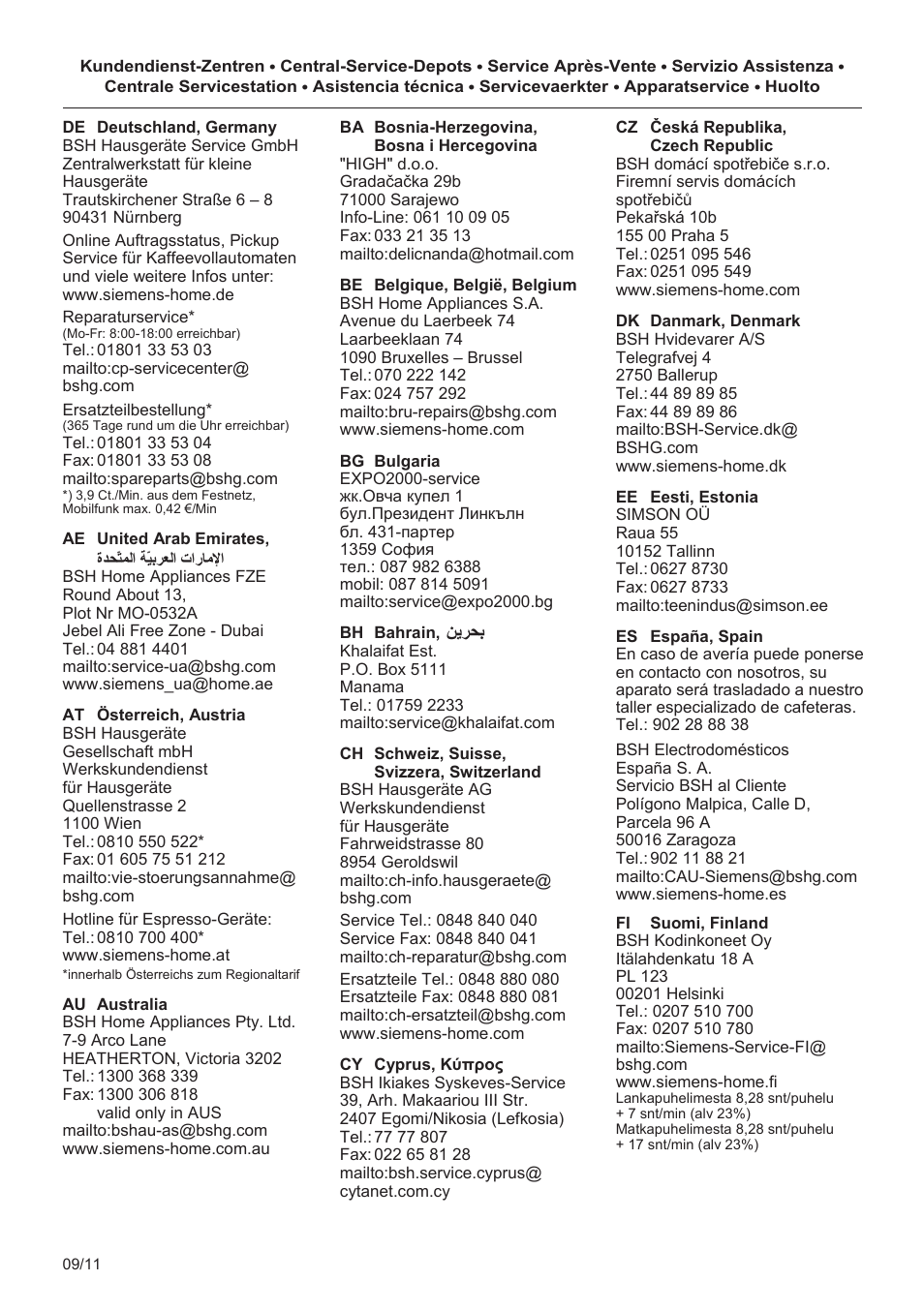 Siemens TE503509DE User Manual | Page 81 / 86