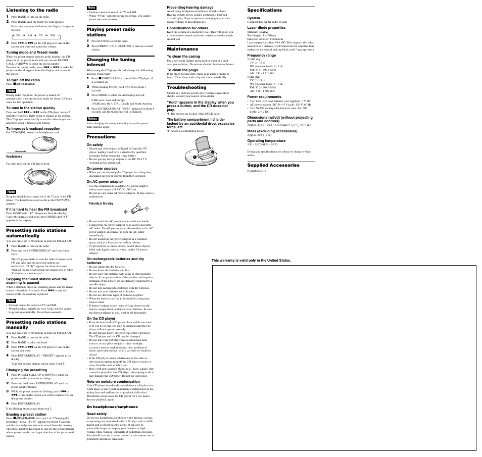 Aiwa XP-ER800N User Manual | Page 2 / 2