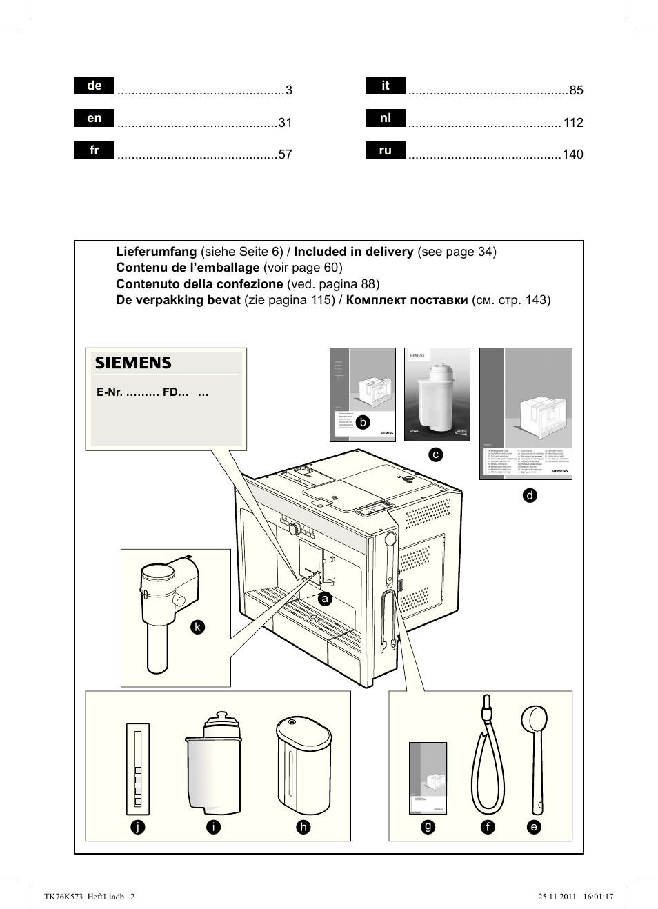 Siemens TK76K573 User Manual | Page 2 / 176