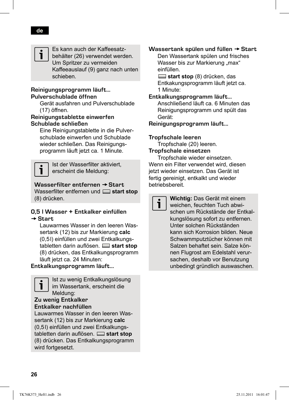 Siemens TK76K573 User Manual | Page 28 / 176