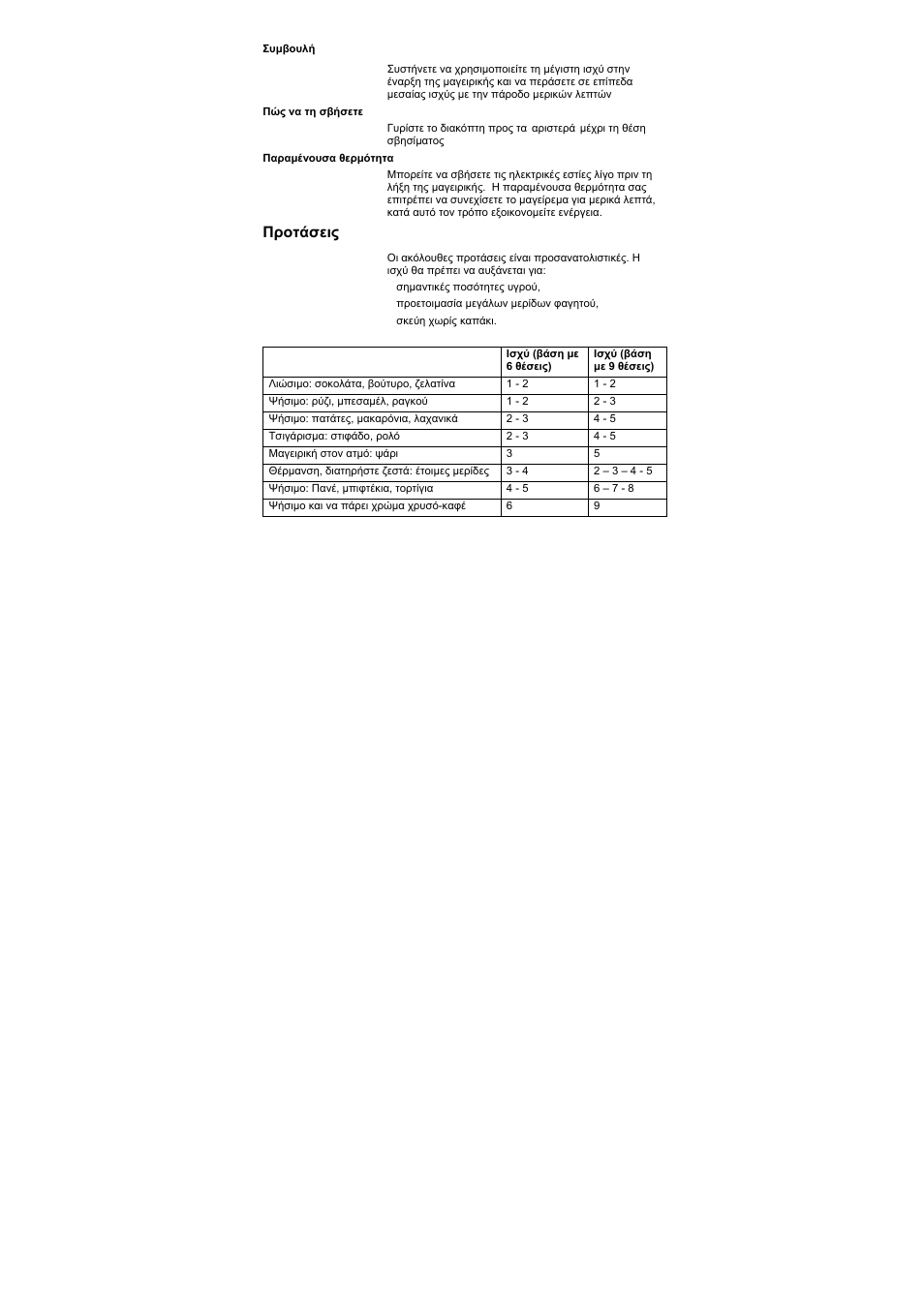 Προτάσεις | Siemens EA125501 User Manual | Page 59 / 101