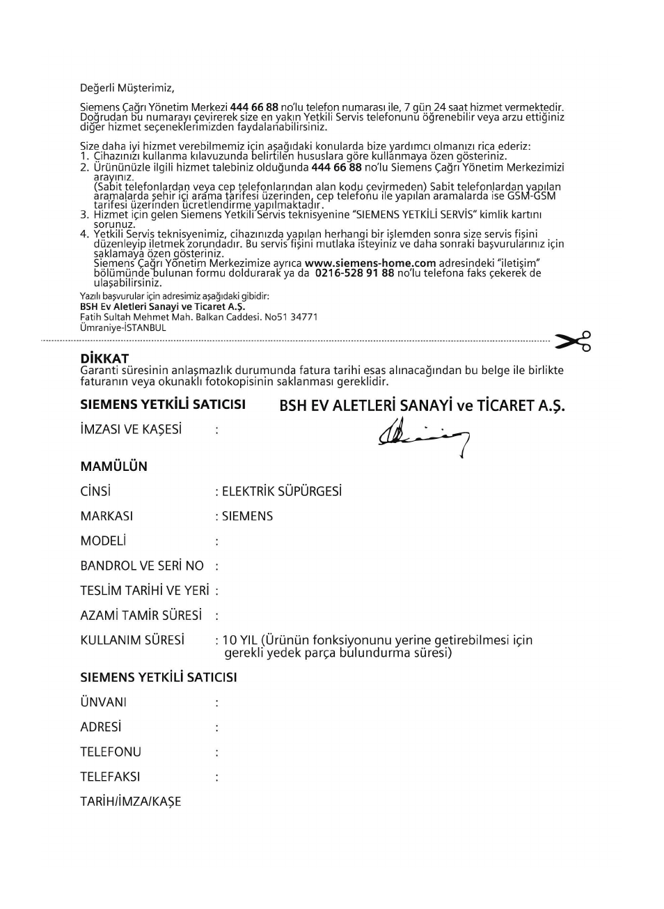 Siemens VS06G2424 User Manual | Page 100 / 108