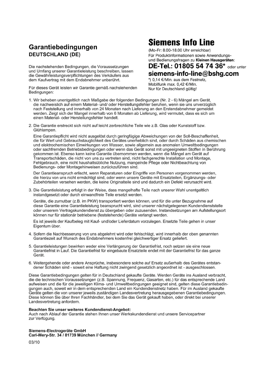 Siemens VS06G2424 User Manual | Page 102 / 108