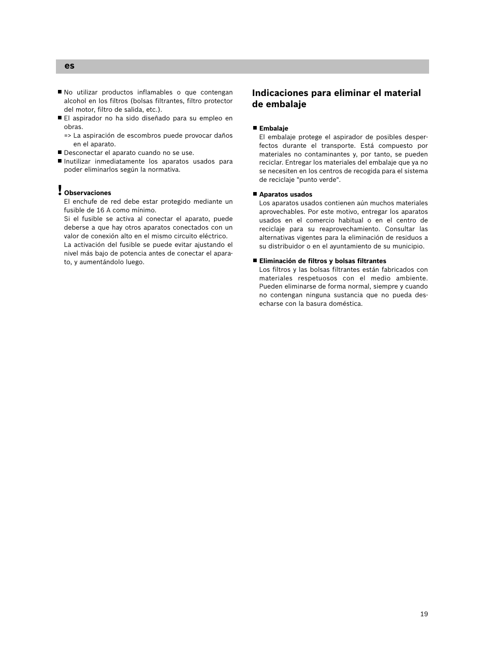 Siemens VS06G2424 User Manual | Page 20 / 108