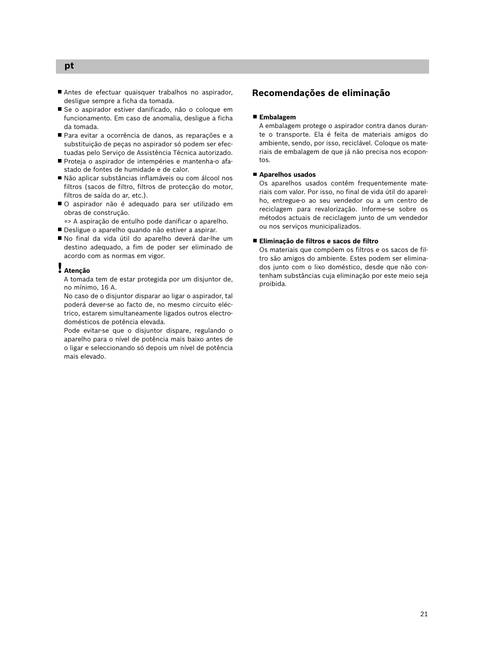 Siemens VS06G2424 User Manual | Page 22 / 108