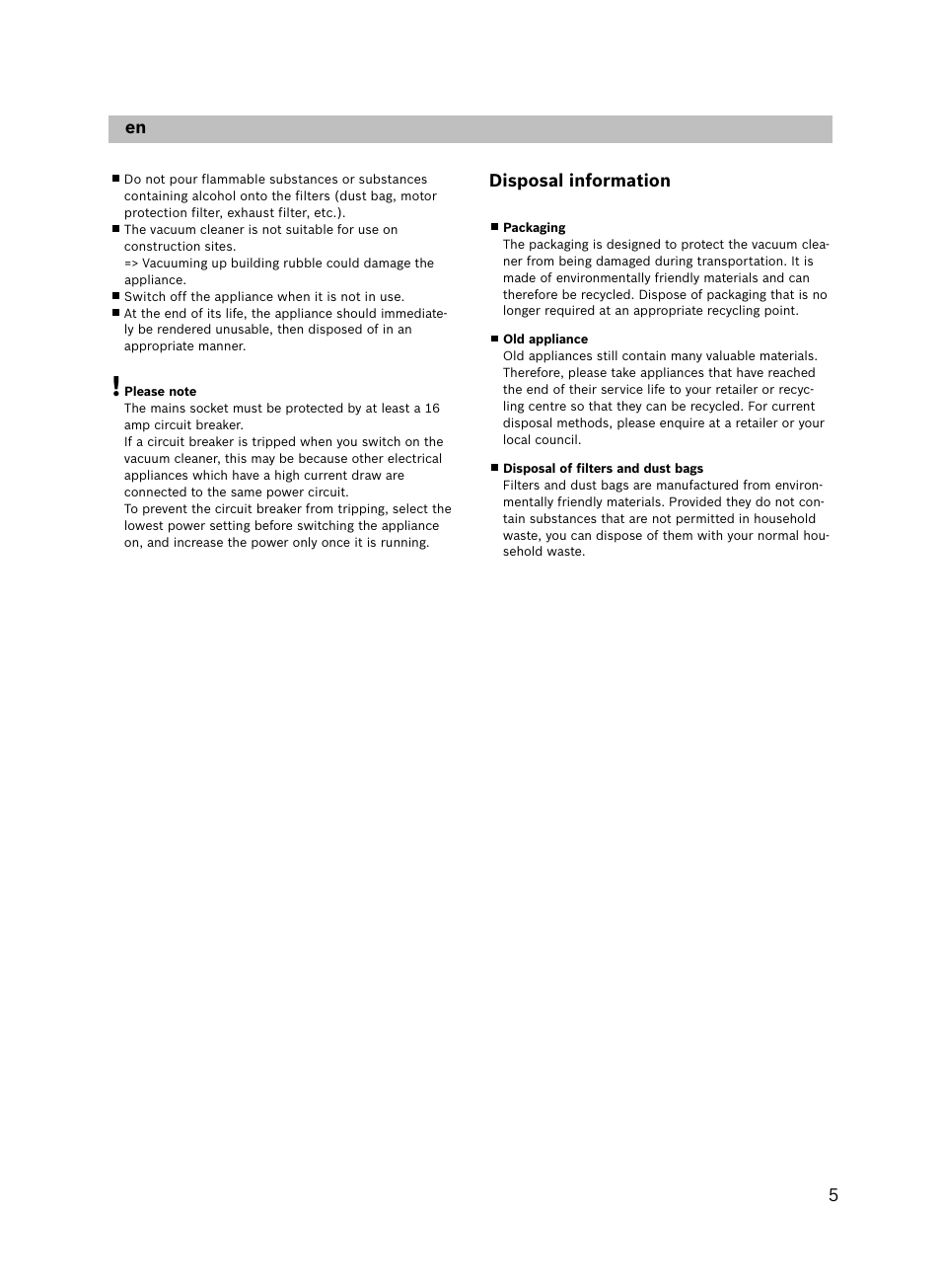 Siemens VS06G2424 User Manual | Page 6 / 108