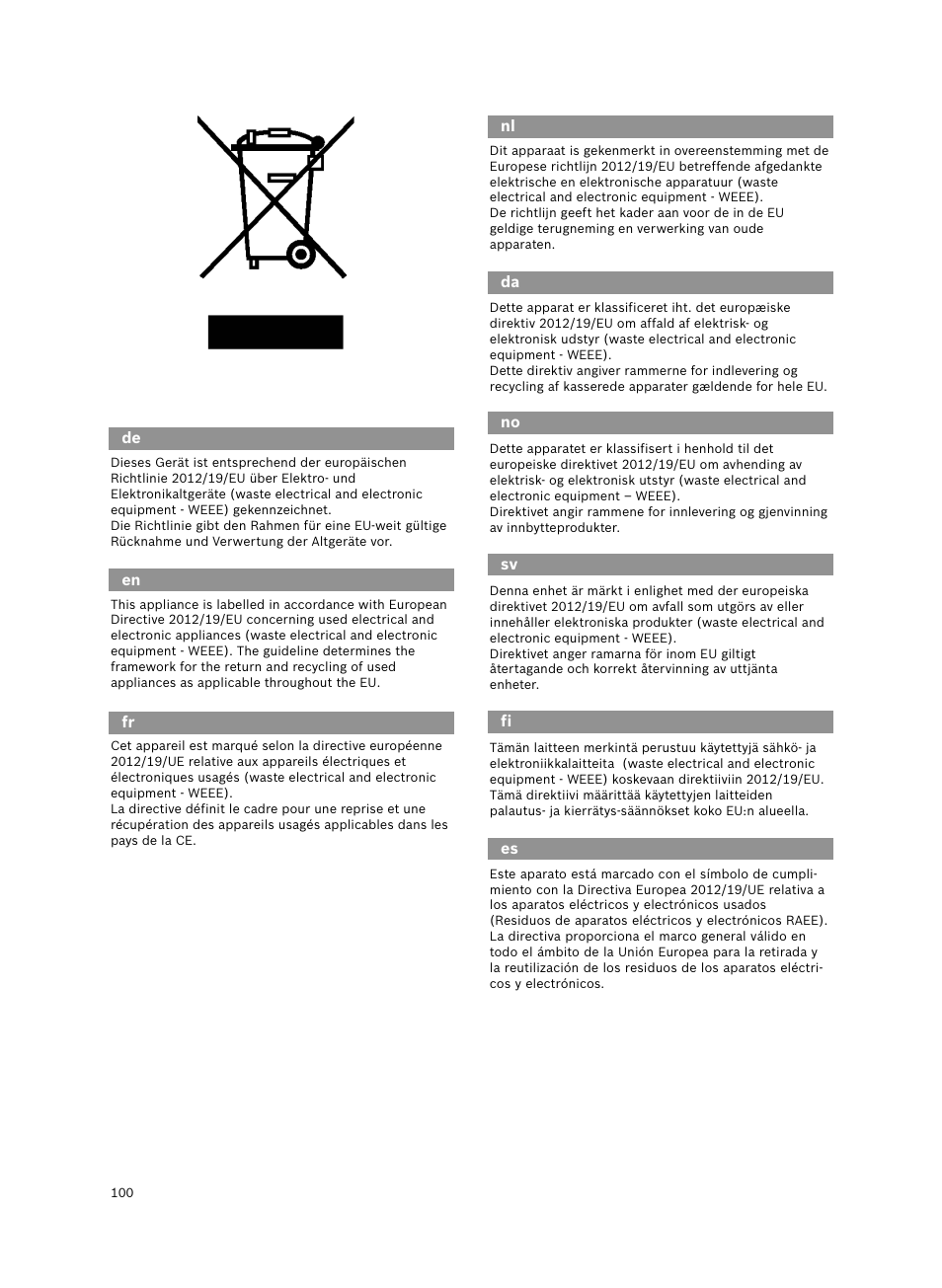 Siemens VS06G2424 User Manual | Page 98 / 108