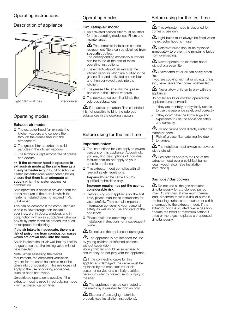 Siemens LI48932 User Manual | Page 12 / 68