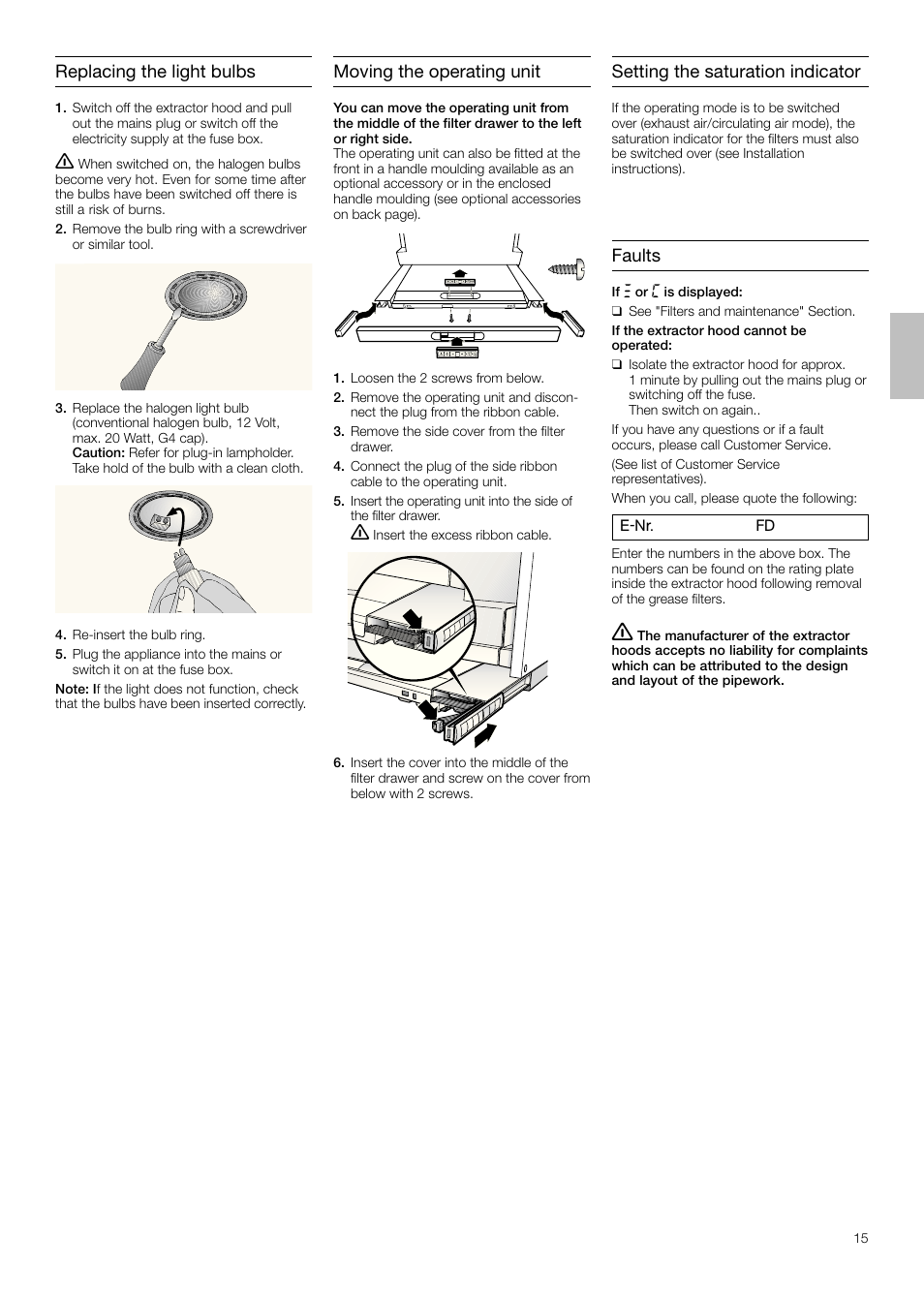 Siemens LI48932 User Manual | Page 15 / 68