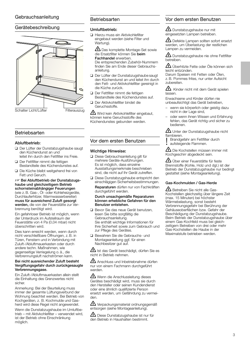 Siemens LI48932 User Manual | Page 3 / 68