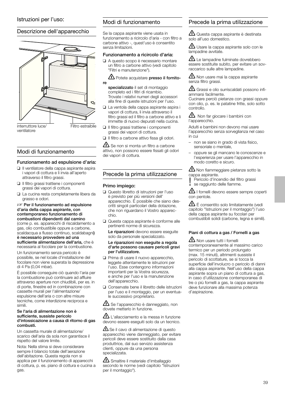 Siemens LI48932 User Manual | Page 39 / 68