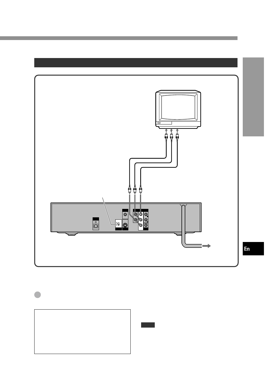 Prep ara tions, Before connecting, Component video output jacks (p | Set the setup menu correctly after connecting, English, Y, c | Aiwa XD-DV380U User Manual | Page 17 / 48