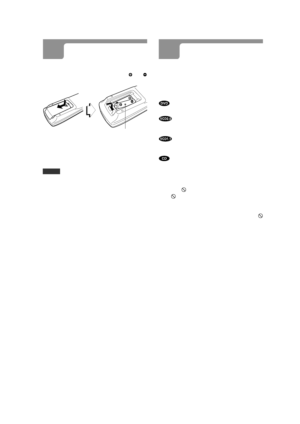 Remote control, About symbols | Aiwa XD-DV380U User Manual | Page 18 / 48