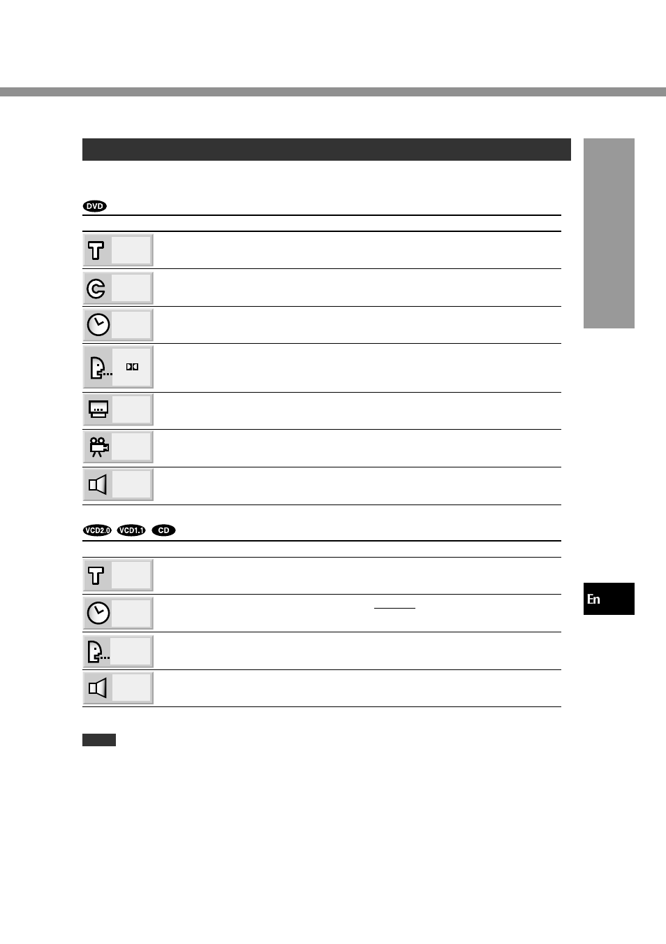 Detailed description of each osd menu | Aiwa XD-DV380U User Manual | Page 23 / 48