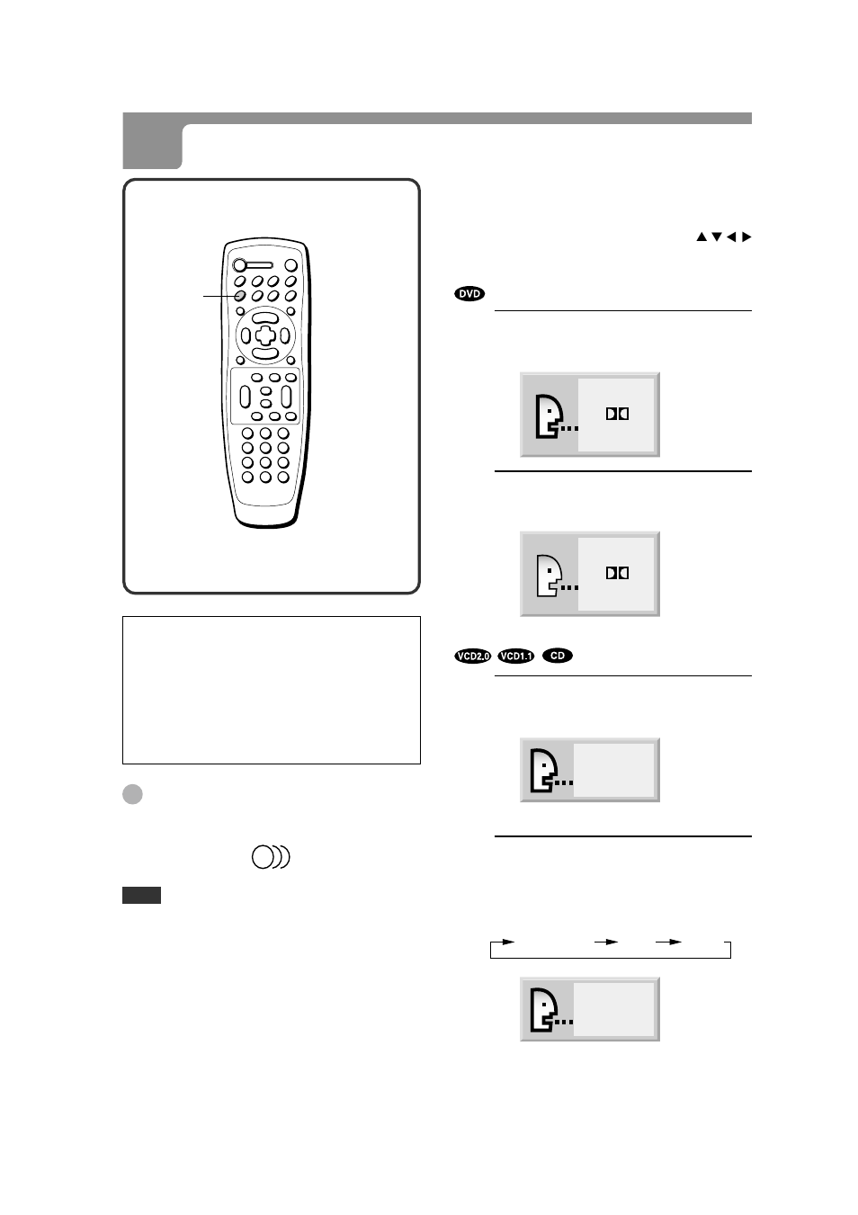 Changing the audio track | Aiwa XD-DV380U User Manual | Page 32 / 48
