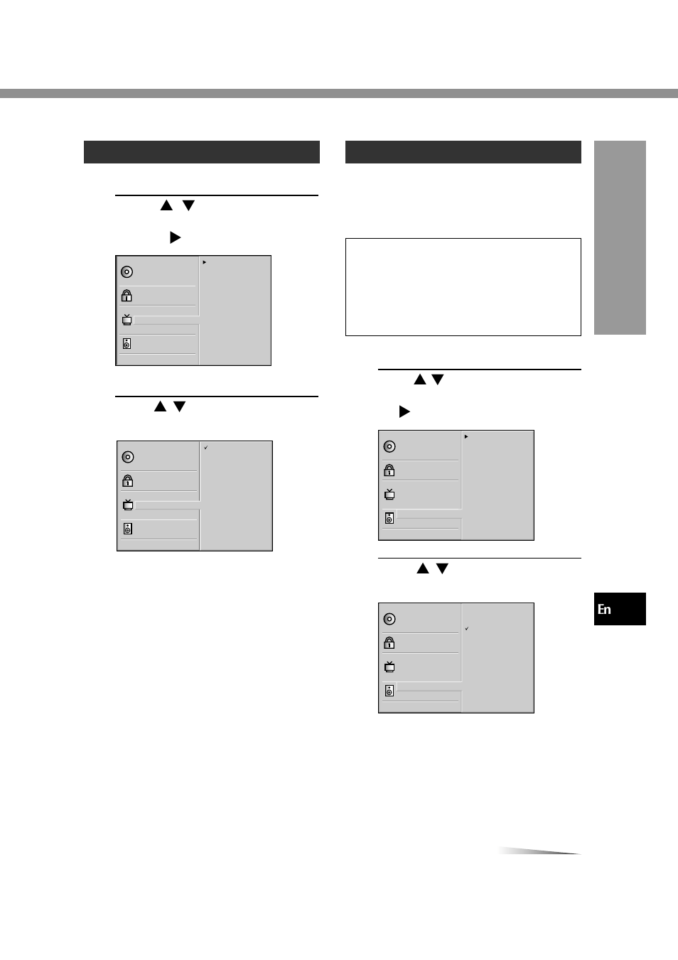 Menu language, Digital audio output, As necessar y | Aiwa XD-DV380U User Manual | Page 43 / 48