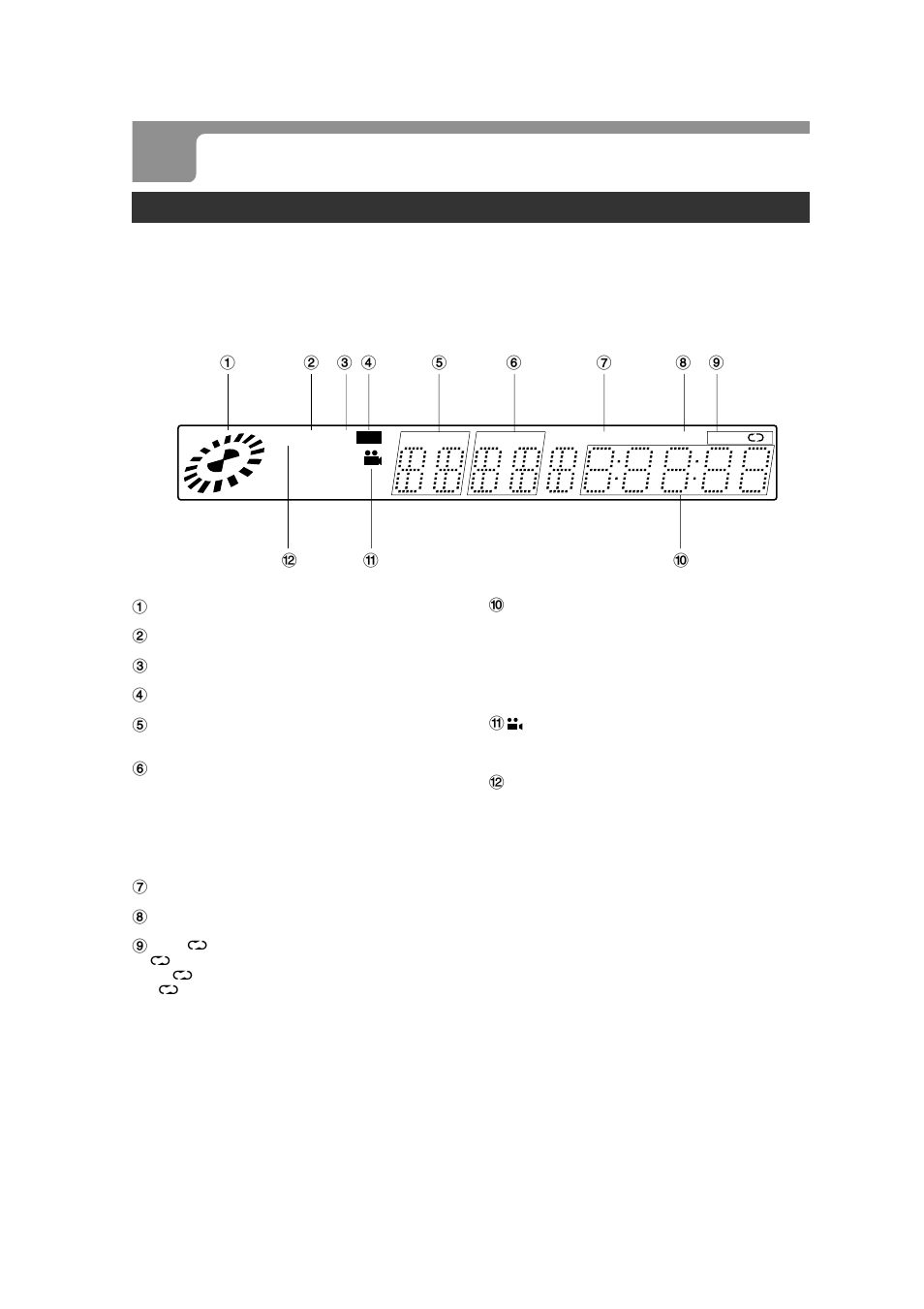 Parts and controls (continued), Display window | Aiwa XD-DV380U User Manual | Page 8 / 48