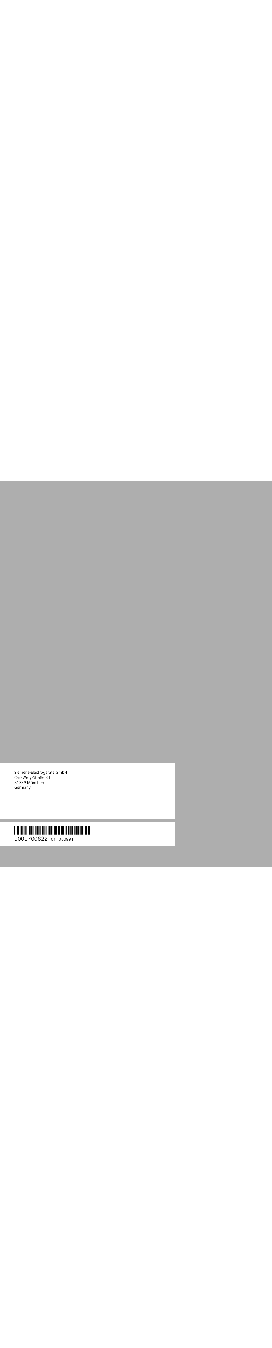 Siemens HC744540 User Manual | Page 100 / 100