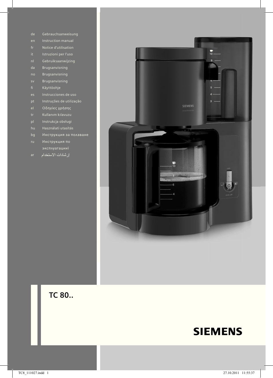 Siemens TC80104 User Manual | 76 pages