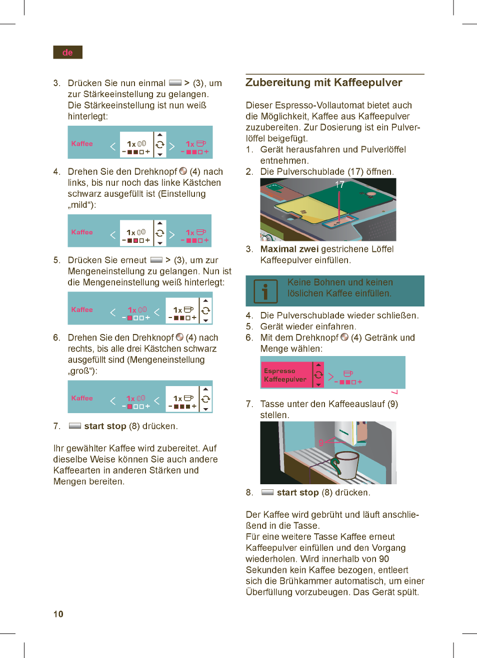 Siemens TK76K573 User Manual | Page 10 / 162