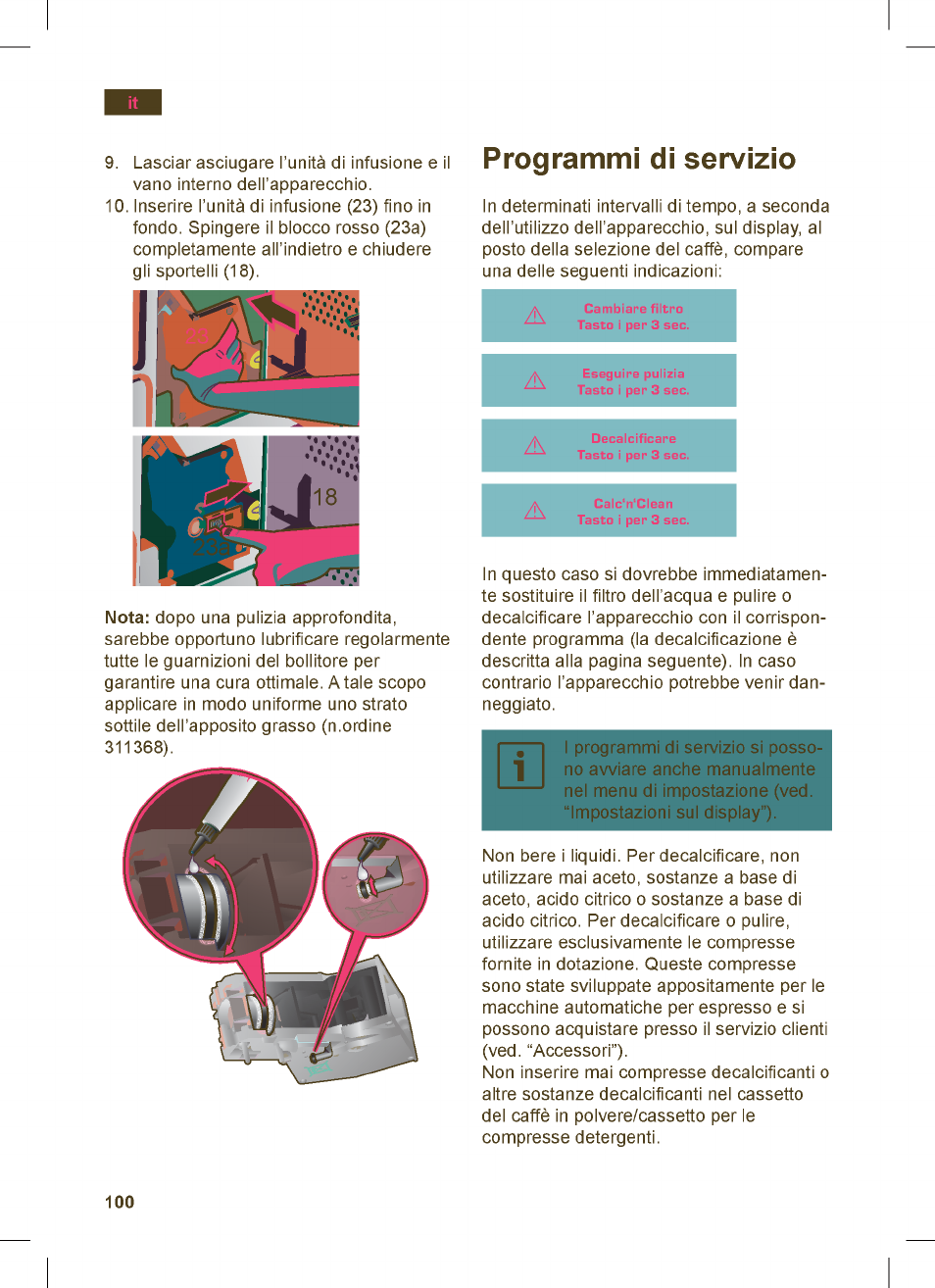 Siemens TK76K573 User Manual | Page 100 / 162