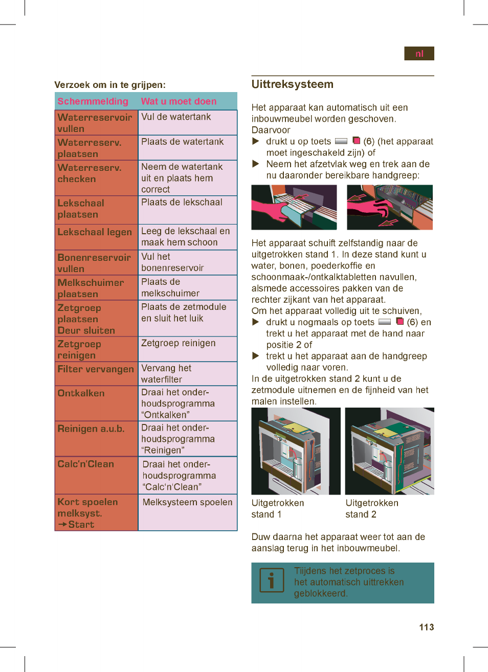 Siemens TK76K573 User Manual | Page 113 / 162