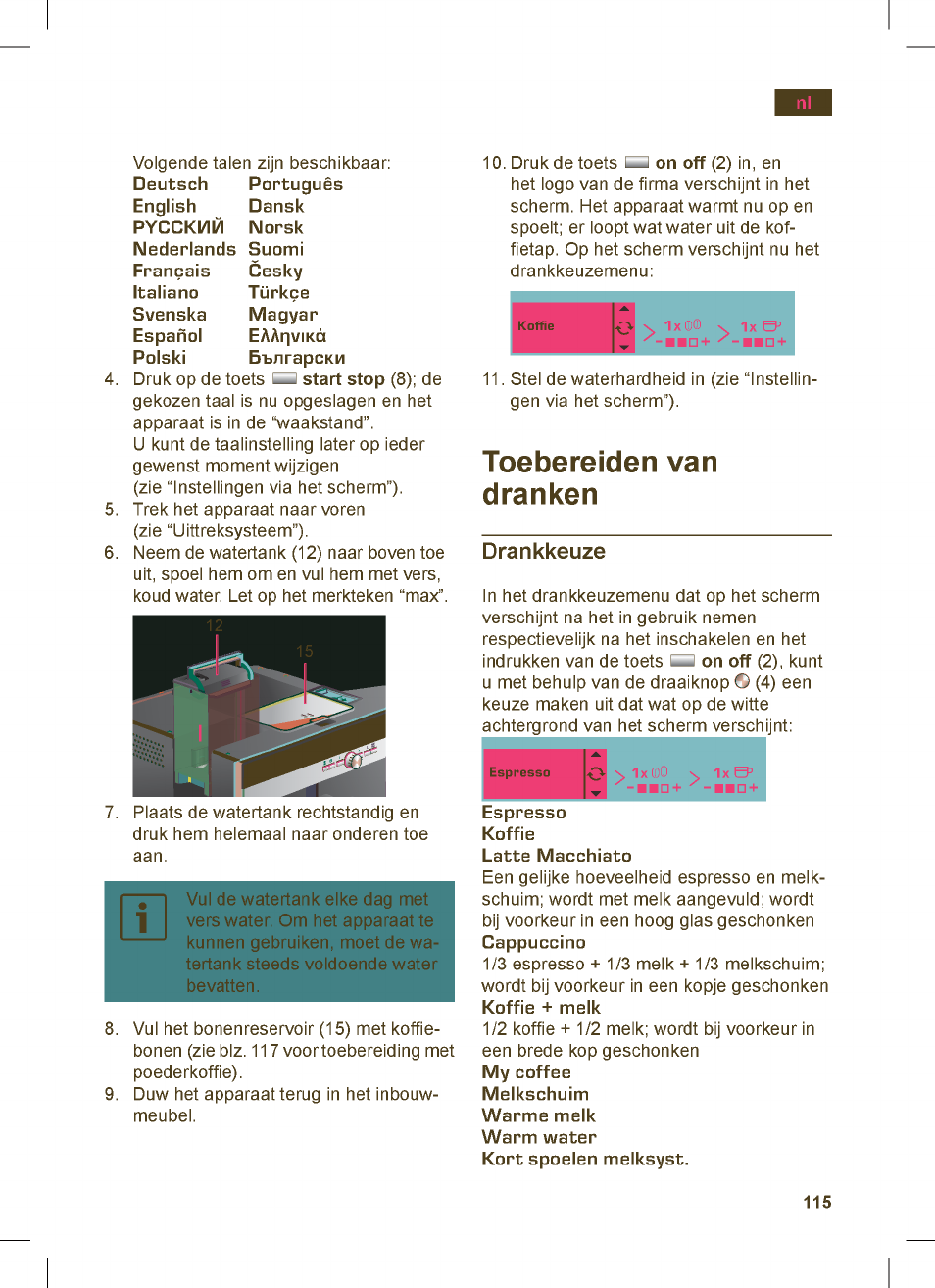 Siemens TK76K573 User Manual | Page 115 / 162