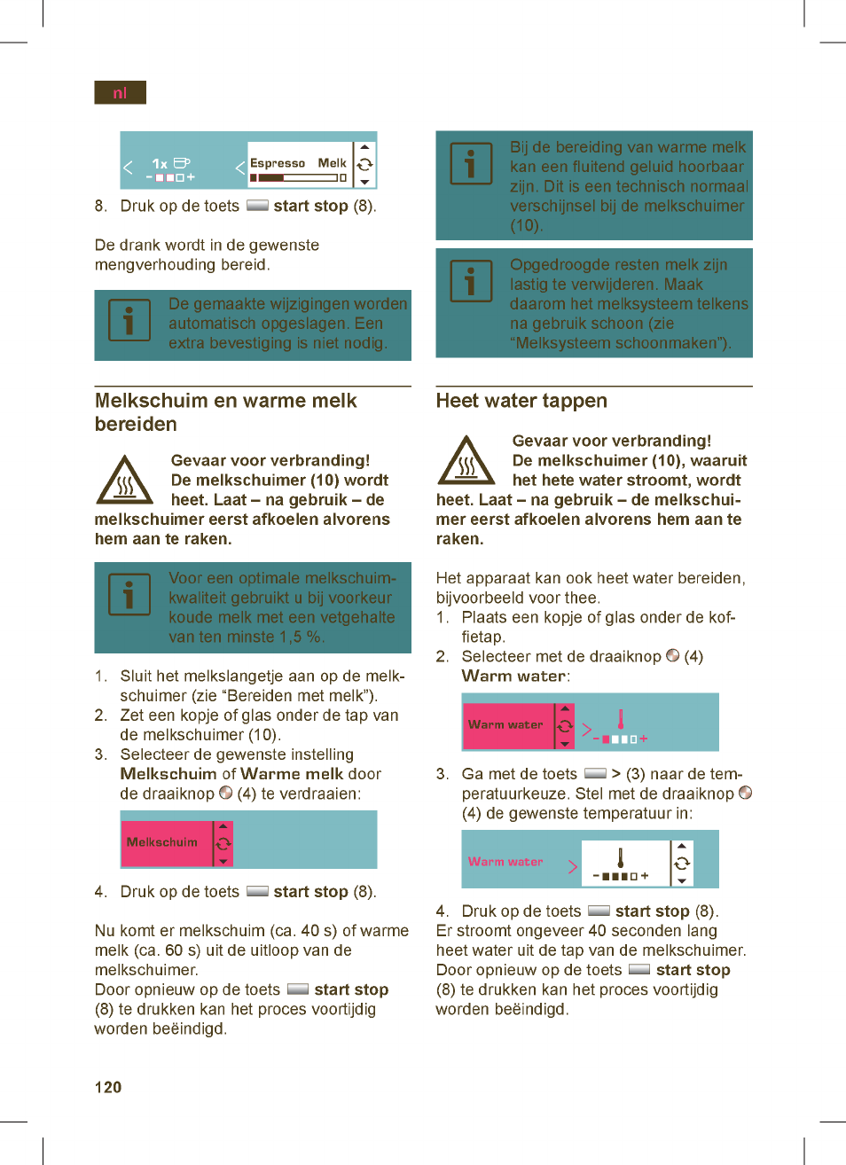 Siemens TK76K573 User Manual | Page 120 / 162