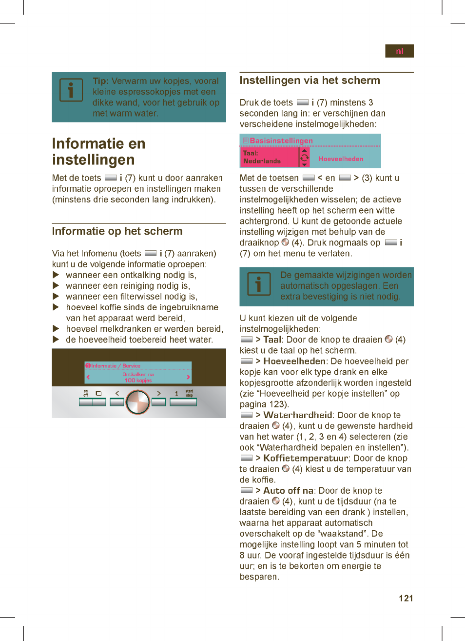 Siemens TK76K573 User Manual | Page 121 / 162